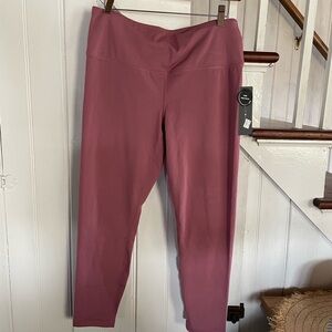 Mauve High-Waist Active Leggings